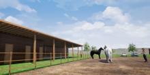ecuries ossature bois landes permis de construire 
